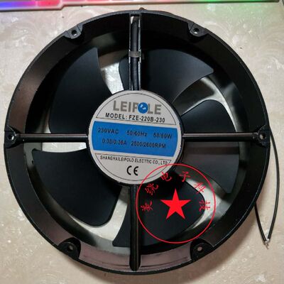 FZE-220B-230 230V 58/60W 0.38/0.36A LEIPOLD雷普散热风扇 22CM