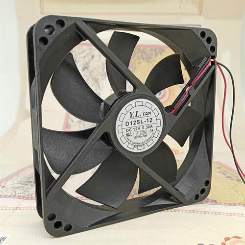 议价悦伦D12SL-1212v0.30A12厘米机箱电源盒风扇12025静音版