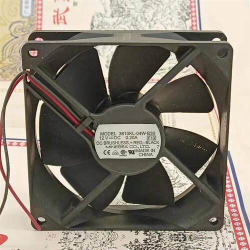 议价NMB3610KL-04W-B3012V0.20A9cm9025机箱风扇90*90*25MM