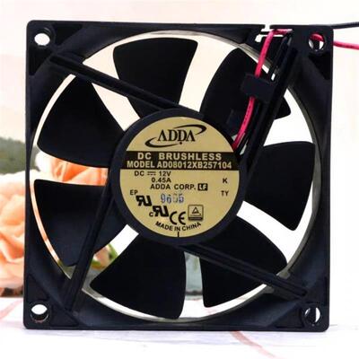 议价协喜ADDAAD08012XB257104802512V0.45A8CM/厘米机箱散热风扇