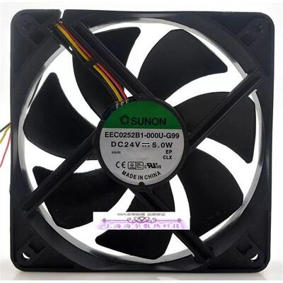 议价建准SUNONEEC0252B1-000U-G9924V5W1202512CM变频器散热风扇