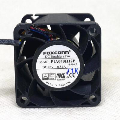议价PIA040H12P402812V双滚珠风扇4厘米机箱电源4线PWM大风量风扇