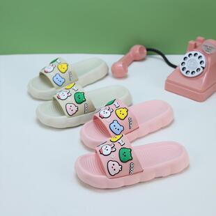 慈居家凉拖鞋 男童 儿童女夏季 居家用洗澡防滑外穿卡通可爱中童拖鞋