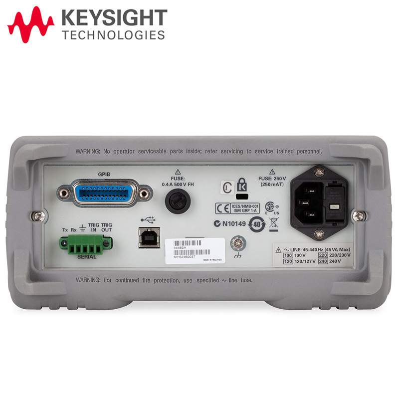 安捷伦Agilent/是德34450A台式数字五位半万用表高精度函数发生器