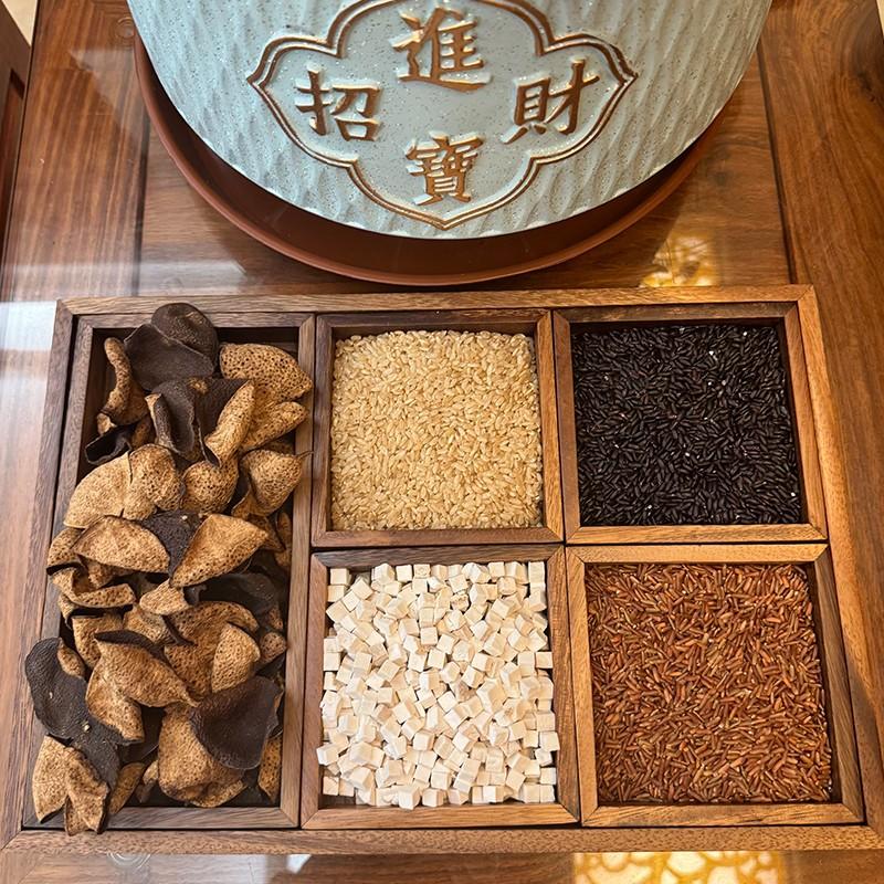 纯手工陈皮茯苓炒米茶养生茶饮