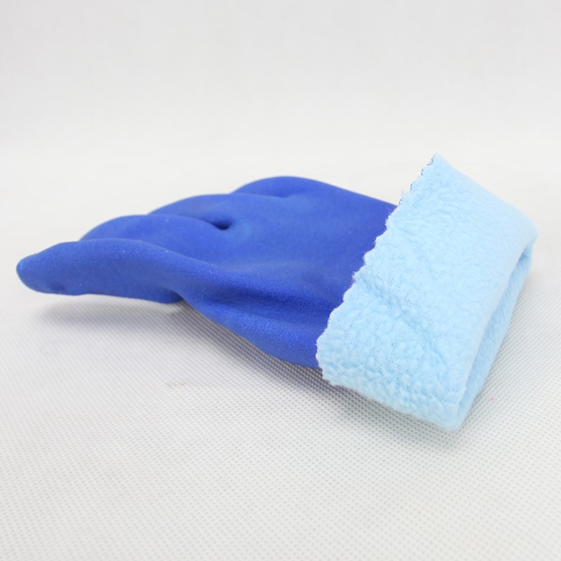 春蕾906塑胶pvc手套劳保耐磨工作工业防油磨防滑工业浸塑毛圈保暖