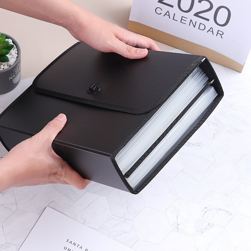 26格大容量A4风琴包学生用初高中生卷子收纳袋多层文件夹整理神器