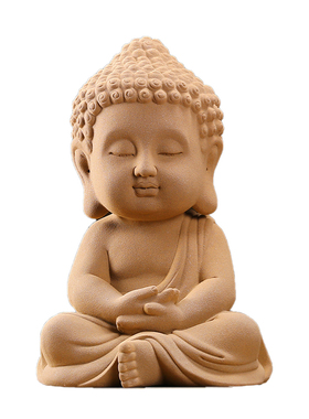 紫砂大日如来大号佛像摆件家居客厅玄关装饰品创意办公室工艺礼品