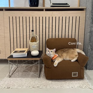 通用猫咪床狗窝夏天可拆洗睡垫 宠物床四季 Coni life猫窝沙发夏季