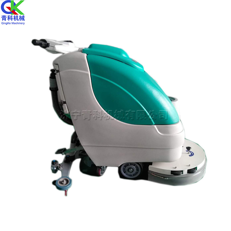 半自动地坪清扫机 商场大理石地面扫地机 电动刷盘式洗地机