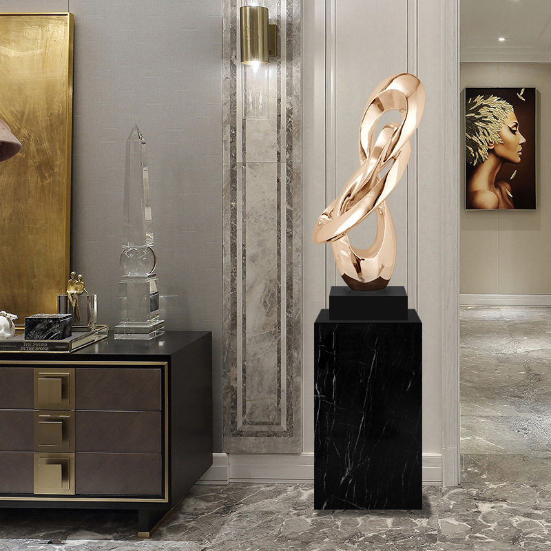 家居装饰雕塑摆件现代简约客厅玄关酒店别墅装饰品创意软装工艺品