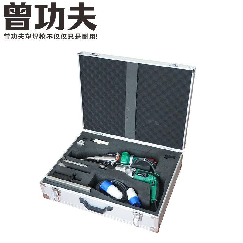 PP板双极加热挤出式塑料焊枪hdpe焊条土工膜单轨焊接机管道热熔机