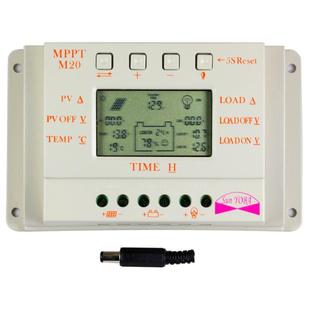 PWM12V24V20A太阳能控制器M20电量电压电流显示太阳能充电控制器