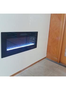 欧美澳新品水晶36寸50寸内嵌式壁挂式取暖电子壁炉fireplace仿真