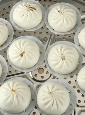 蒸笼纸不粘一次性蒸笼布家用屉纸蒸馒头包子纸防油纸垫纸食品级纸