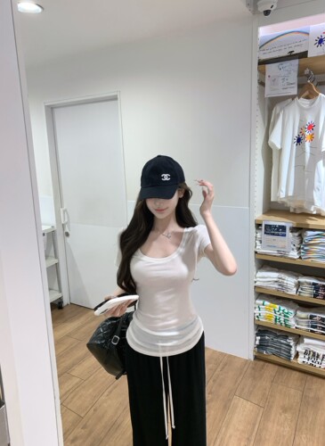 CutieFav修身短袖打底衫上衣