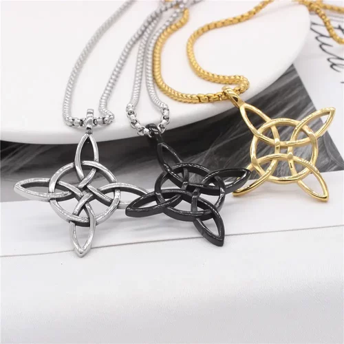 p1048 饰品 欧美个性复古维京凯尔特男士钛钢吊坠项链