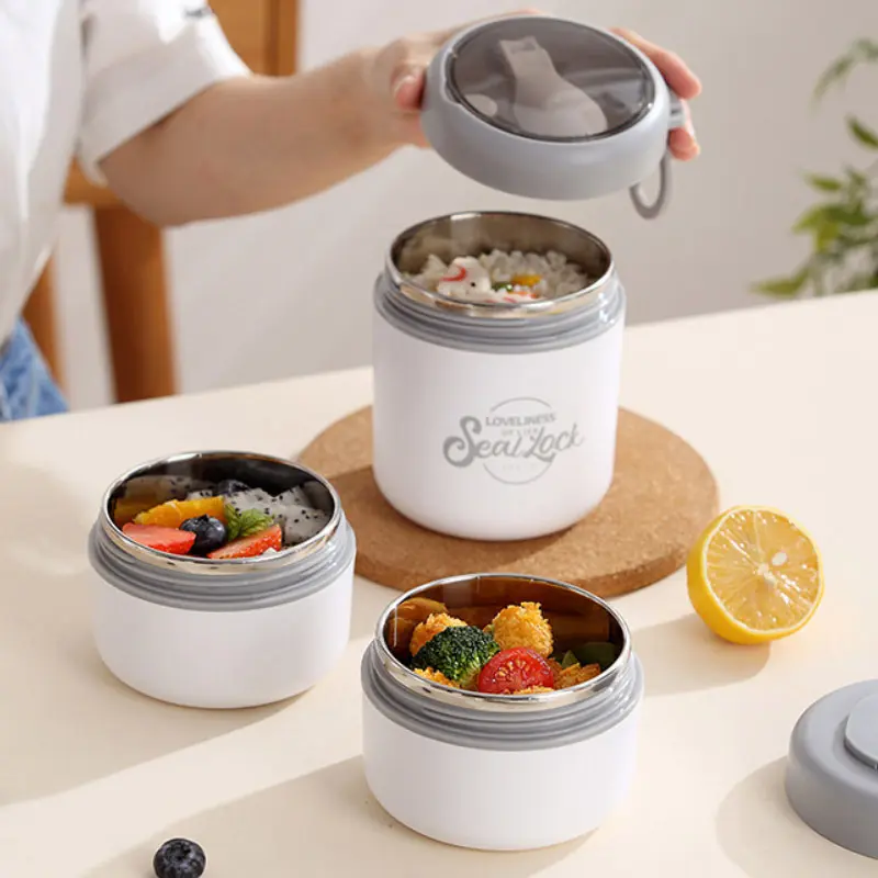 双层保温饭盒不漏大容量早餐杯汤杯上班族专用带饭汤罐