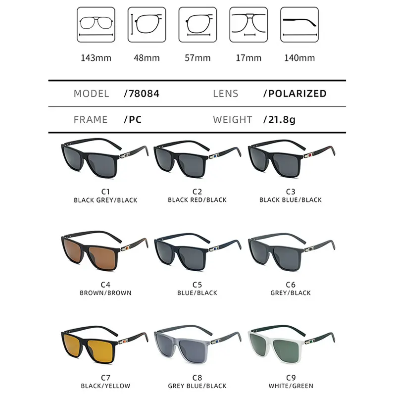 2025新款复古开车专用男士墨镜sunglasses骑行驾驶偏光太阳镜