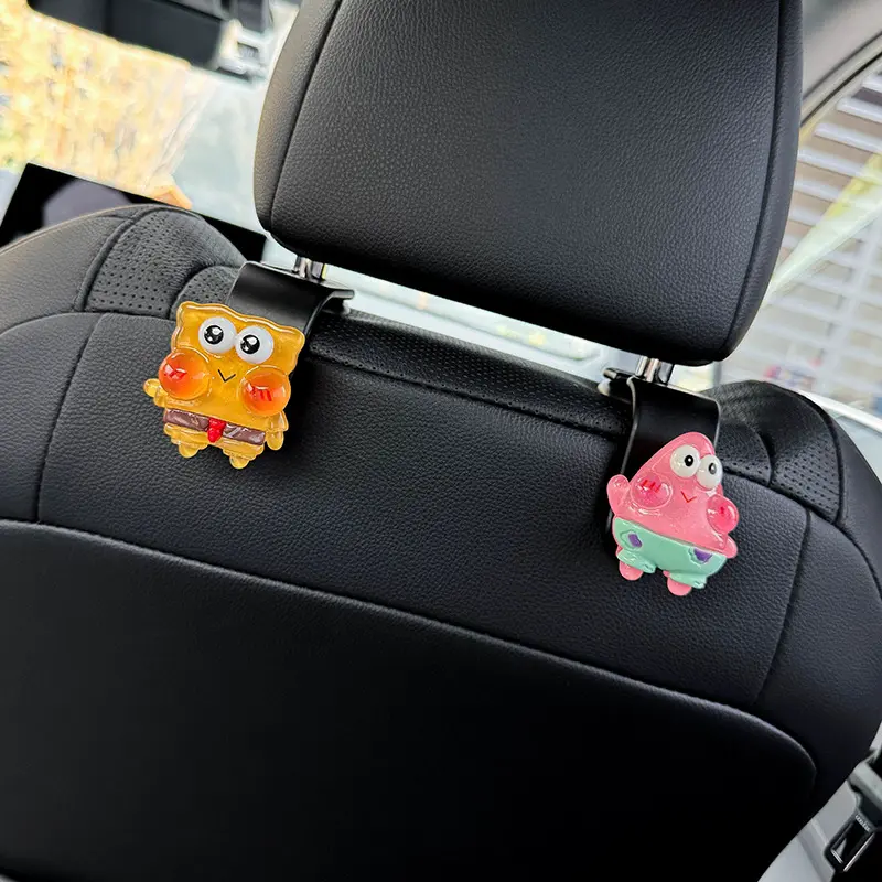 车载挂钩汽车车内内饰座椅背车用车上前后排可爱后靠背小挂勾挂包
