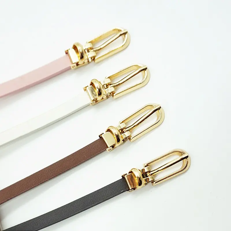 新款小针扣装饰简约女士潮流配饰百搭时尚长裙西装