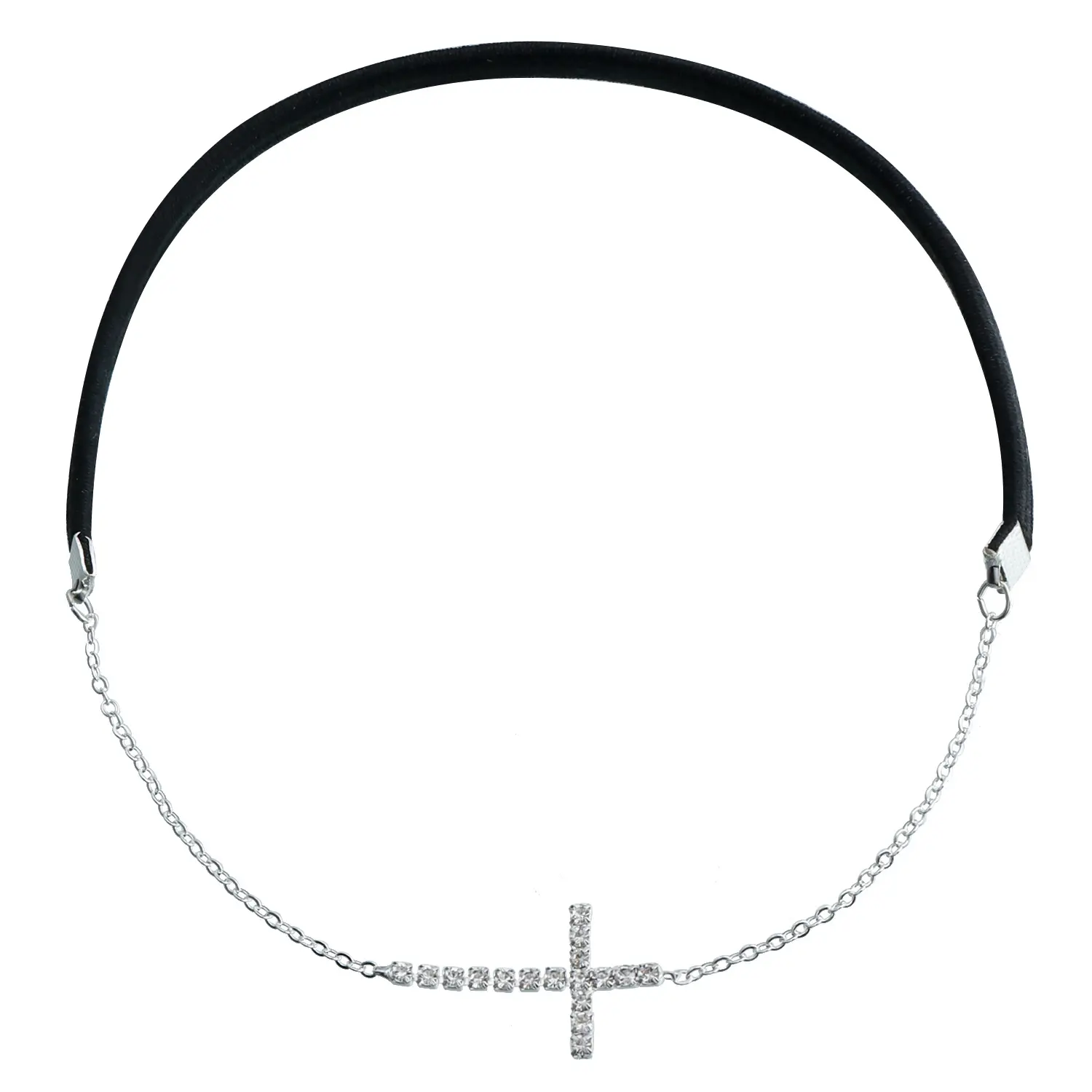 欧美饰品性感链条金属腿环休闲身体链弹力带十字架辣妹大腿链