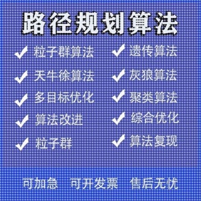 matlab路径规划遗传蚁群粒子群算法代做Python强化学习多目标优化