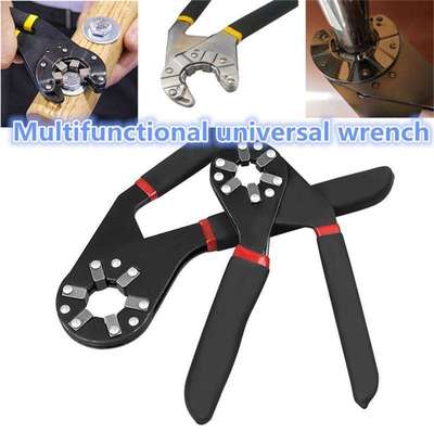 6 In/8 In Adjustable Spanner Wrench Open Car Repair Tool Uni