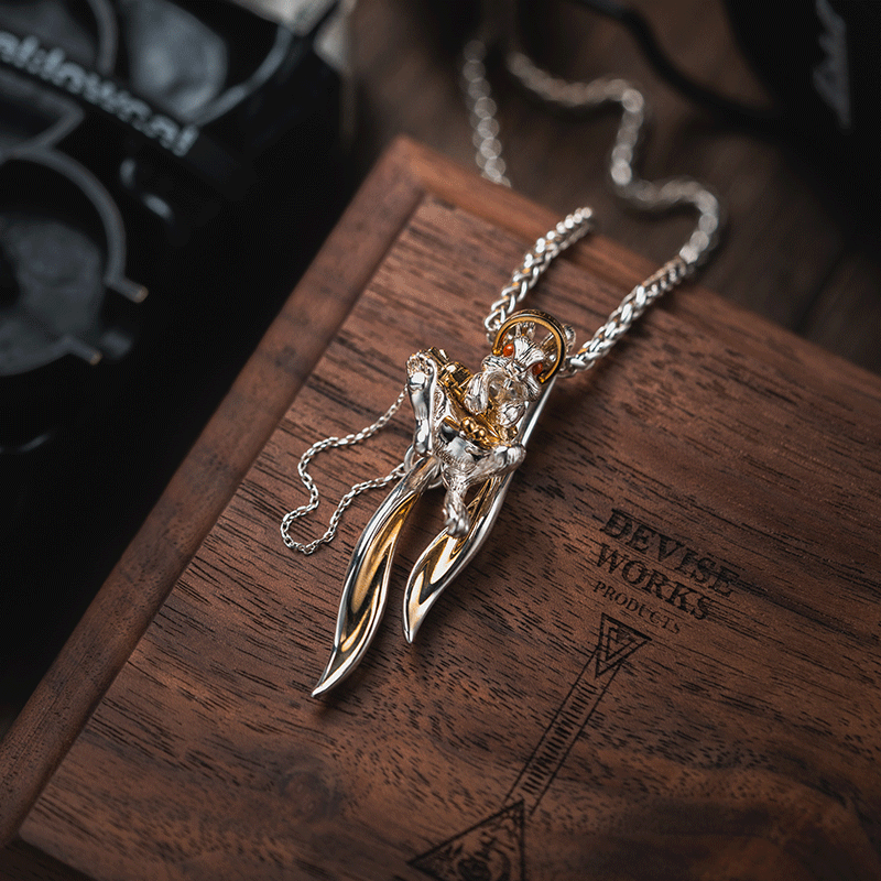 长耳兔原创设计小众高级感项链