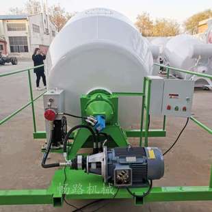 现货1 小型水泥砂浆电机搅拌罐移动搅拌机 12方混凝土搅拌车上装