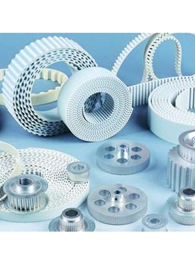 无逢聚氨酯桶带 钢丝PU接驳同步带 聚氨酯凯夫拉芯白色同步带