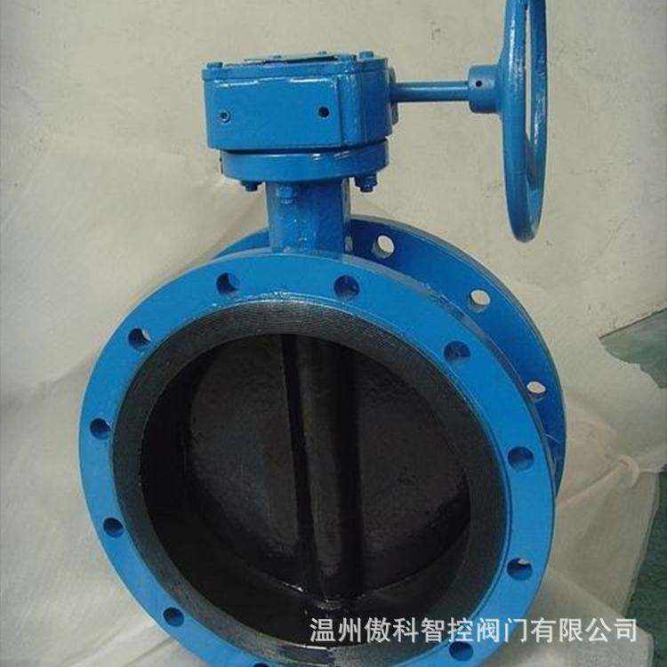 D341J-10C 铸钢法兰衬胶蝶阀 双向法兰带涡轮衬胶蝶阀 衬胶蝶阀