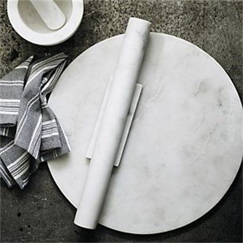 大理石擀面杖走锤滚轴厨房饺子皮开酥家用商用蛋糕烘培工具套装