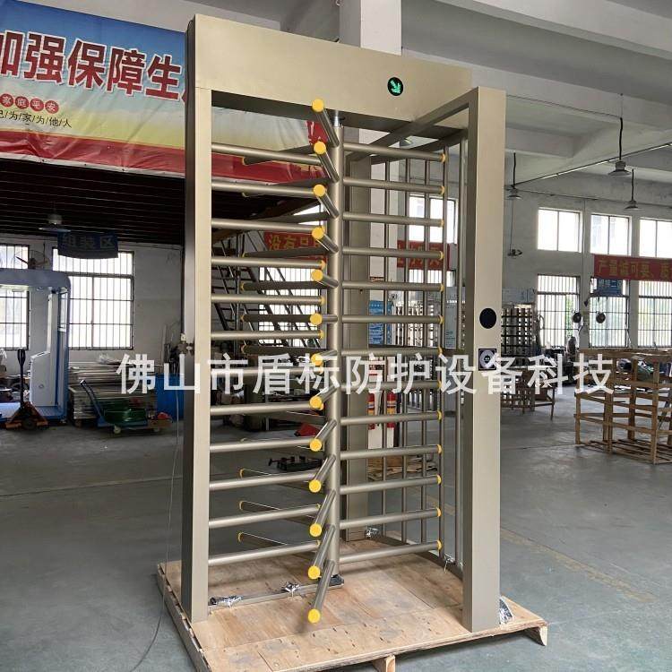 半高转闸门单向禁行通道栅栏旋转门旋转门烤漆电镀三杆辊闸全高门
