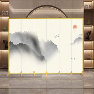 屏风隔断客厅现代简约 轻奢折叠折屏移动家用双面办公室卧室新款