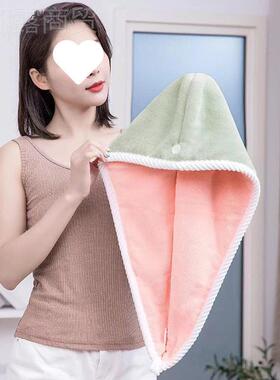 干发头女吸水双加厚2024新款包头DBE巾洗头擦发超强速干毛巾帽层