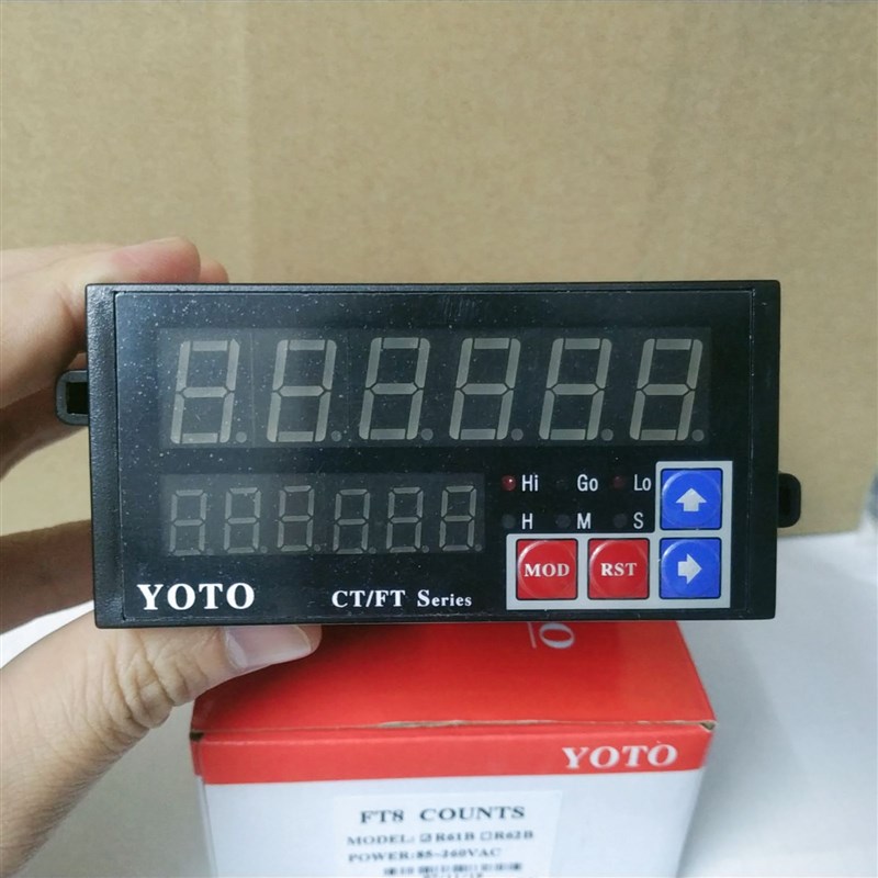 北崎电气YOTO 多功能数显频率/转速/线速表 FT8-R61B  R62B