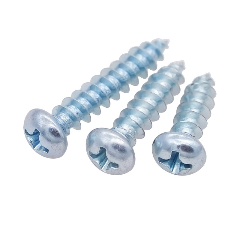 2/2.9/3.5】高硬度镀锌盘头自攻钉加硬十字圆头自攻螺丝gb845