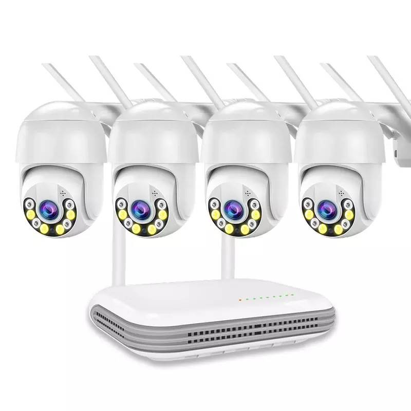 ICSEEWiFi NVR CameraKIT无线球机PTZ摄像机监控录像机套装XMEYE