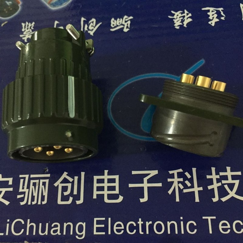 YP系列圆形连接器YP28TJ7UQ YP28ZK7U插座4芯航空插头