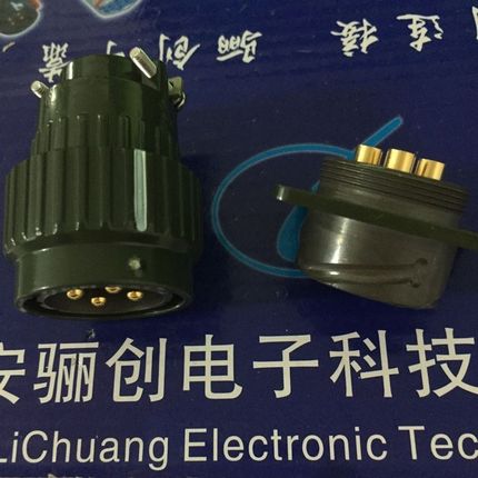 YP系列圆形连接器YP28TJ7UQ YP28ZK7U插座4芯航空插头