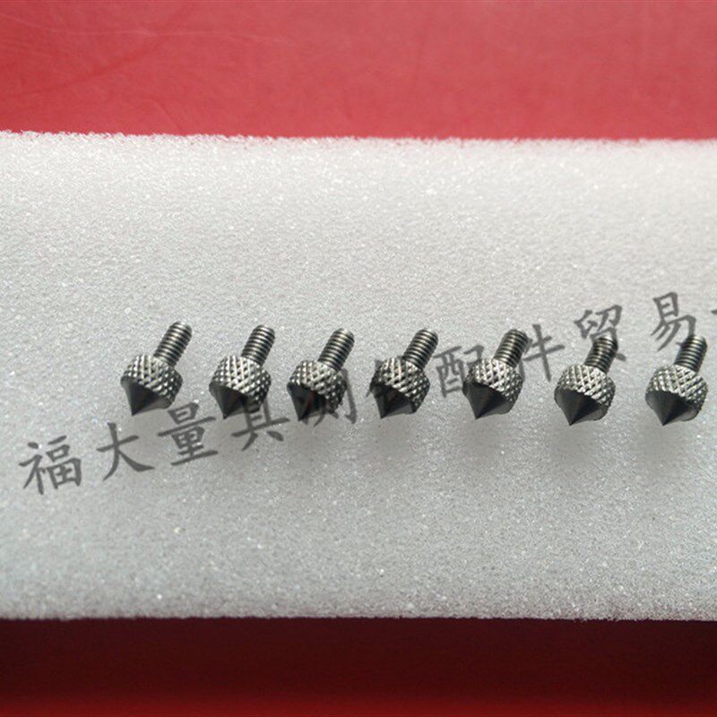 三丰101385百分表测针千分表高度计测针90锥形尖测针国产代用