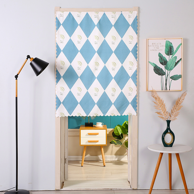 短门帘卧室家用隔断帘半帘半截厕所厨房布艺卫生间饭店短帘挂帘子