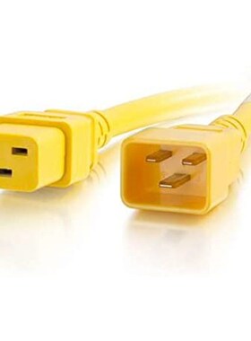 定制UL/VDE认证C13C14C19C20C21连接器白色黄色红色蓝色电源线