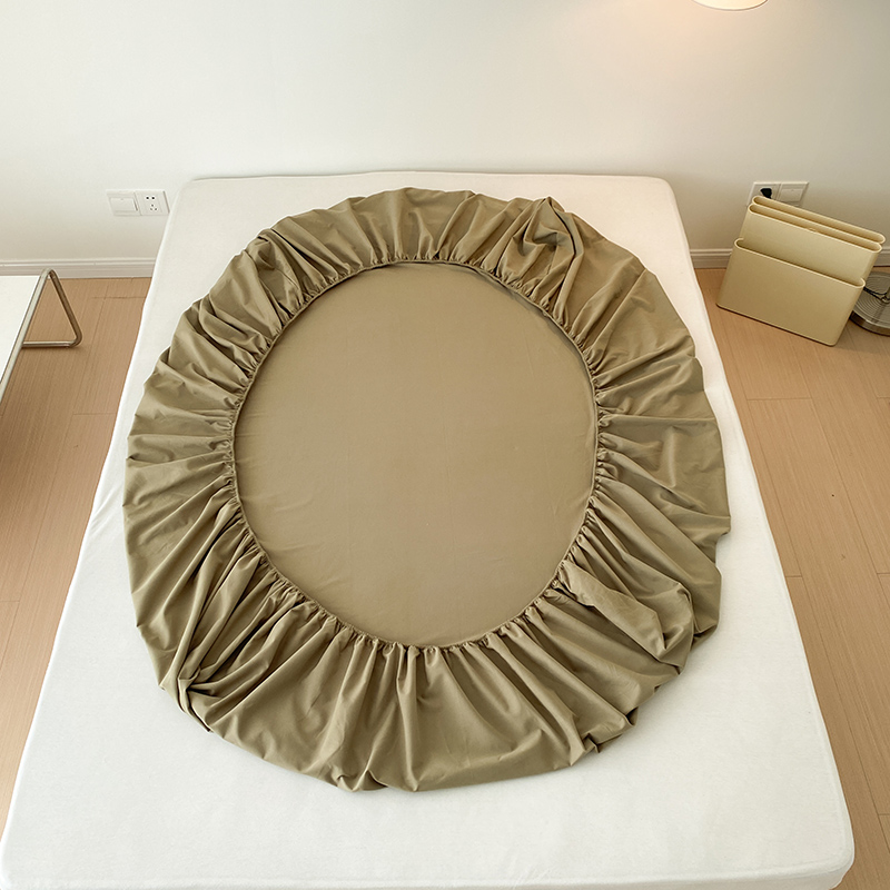 60支全棉磨毛床笠单件1.5米防滑床单席梦思保暖加厚纯棉床罩1.8m