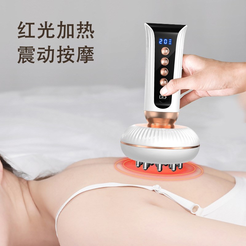 电动经络刷全身通用刷肚子燃腹部颈背部神器疏按摩筋络肝胆揉腹仪