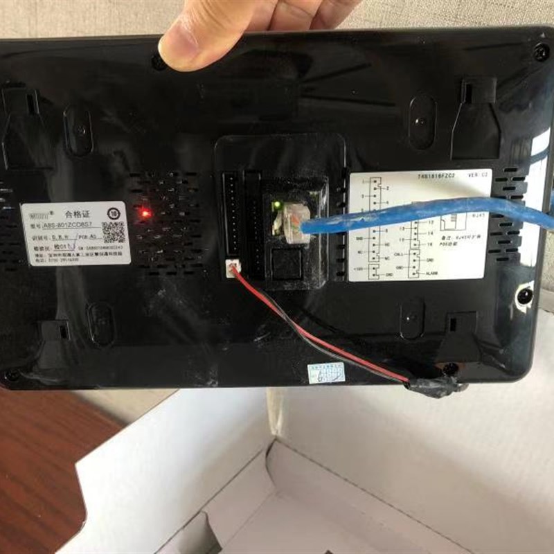 WRT慧锐通室内机B1S801CD16S7楼宇可视对讲门铃分机挂板支架底座