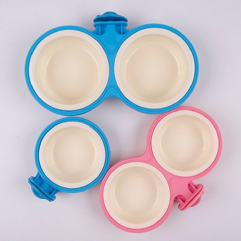 悬挂式猫碗狗碗狗食盆狗狗单碗饭盆猫碗架水碗兔子双碗宠物用品碗,宠物/宠物食品及用品,猫狗碗/慢食碗,淘宝优惠券,粉丝福利购,淘宝优惠卷