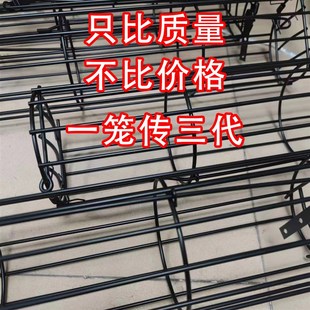 便携式鼠竹笼子地鼠笼野鼠笼捕鼠神器耗子笼自动捕鼠双门铁老鼠笼