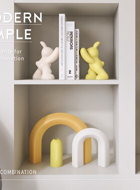 客厅简约摆件酒柜玄关柜鞋柜电视柜高级奶油风创意艺术家居装饰品